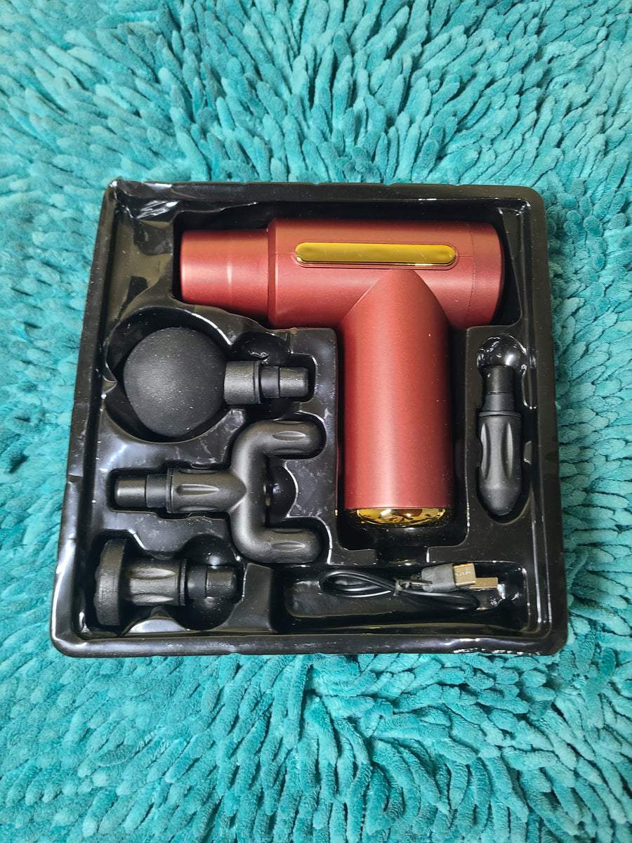 Pistolet de Massage Pro — 4 Têtes Interchangeables
