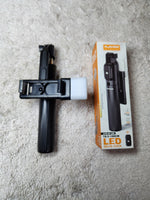 Perche Selfie LED Plokama — Filme comme un pro, partout