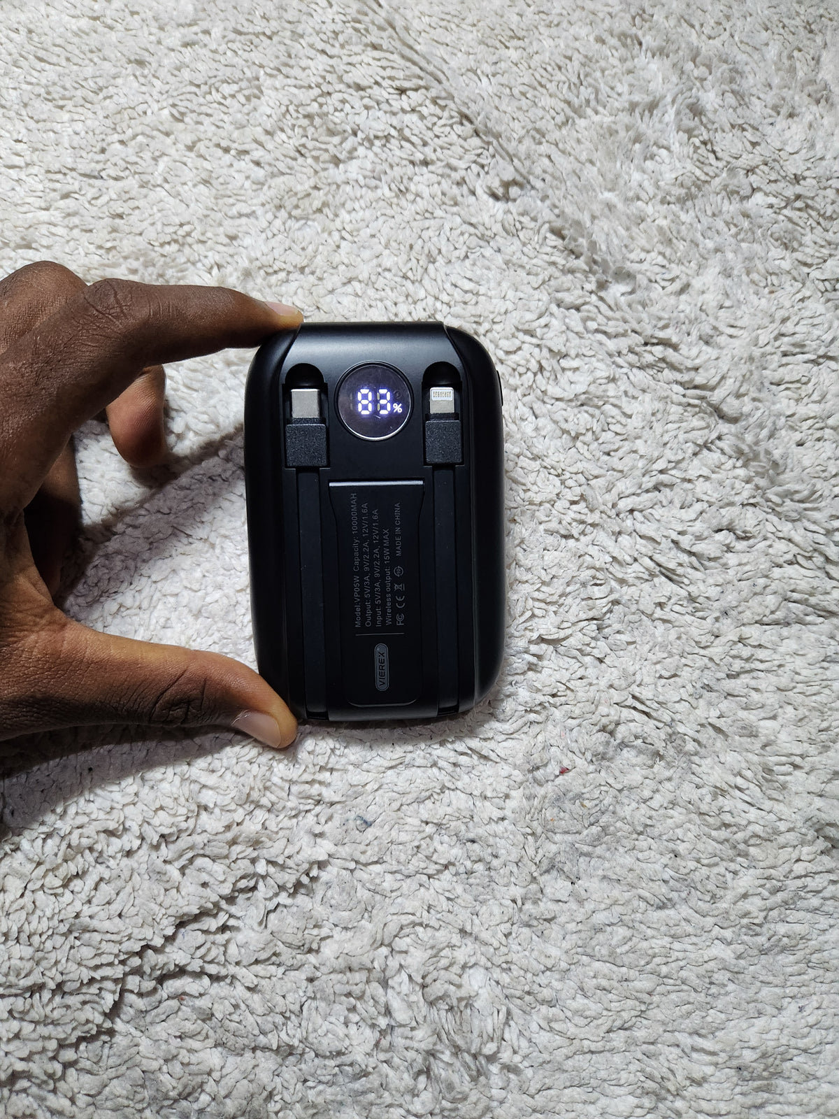 Power Bank Magnétique VIREX 10 000 mAh — Charge Rapide 22,5 W