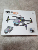 Drone GPS SSP — Longo Alcance, Estabilização Automática & Câmara