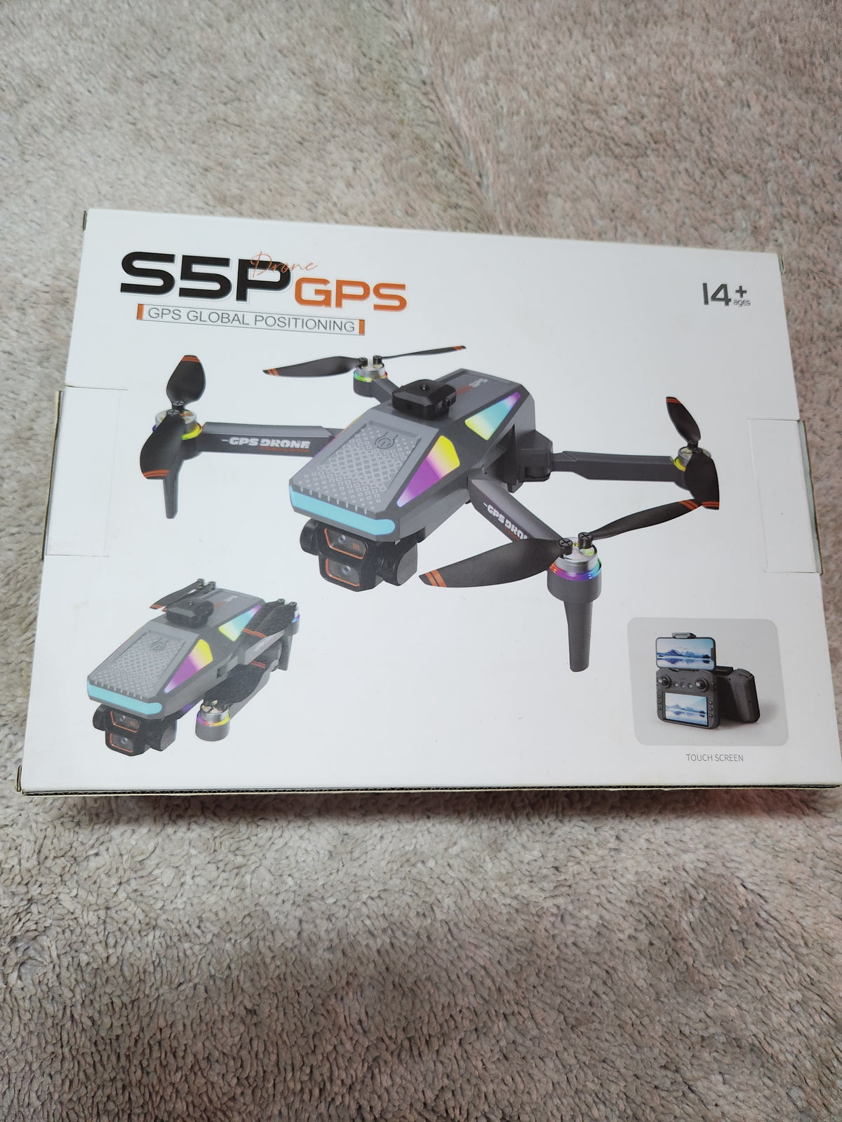 Drone GPS SSP — Longo Alcance, Estabilização Automática & Câmara