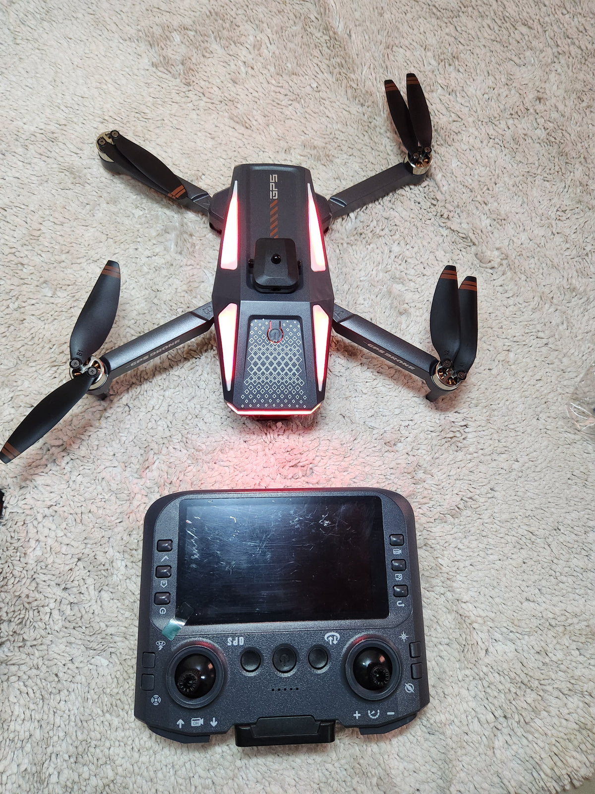 Drone GPS SSP — Longo Alcance, Estabilização Automática & Câmara