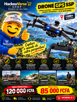 Drone GPS SSP — Longo Alcance, Estabilização Automática & Câmara