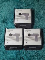 Pistola de Massagem Profissional — 4 Cabeças Intermutáveis