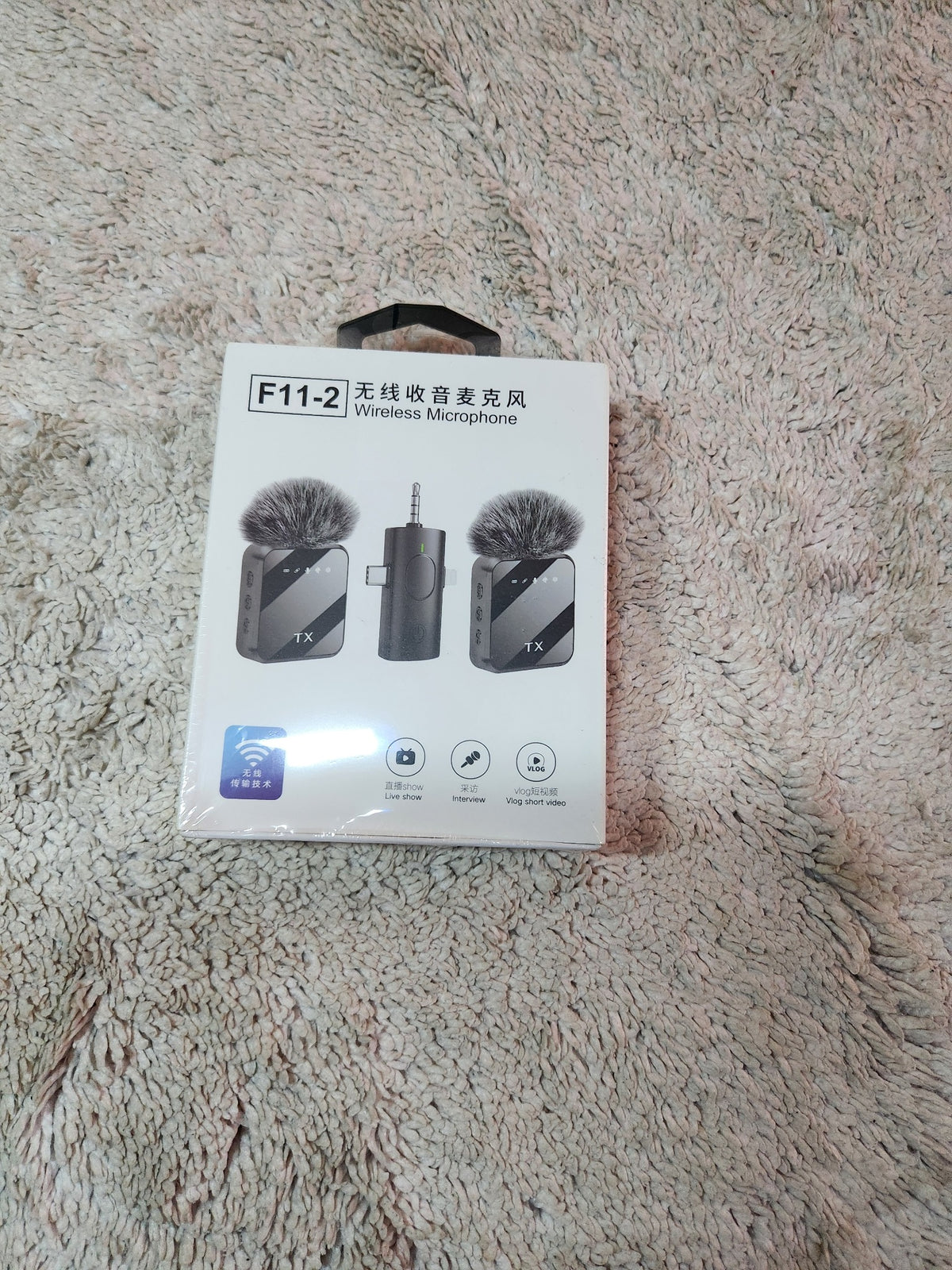 Microphone sans fil F11-2 double microphone HackouVerse