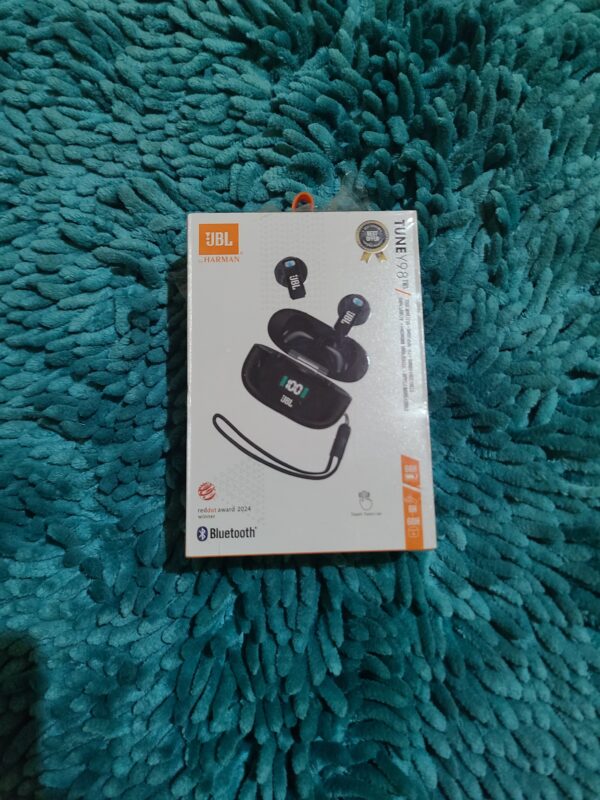 Auriculares intra-auriculares JBL - Tune Y98 Mini auriculares digitais portáteis sem fios com ecrã de ultralonga duração