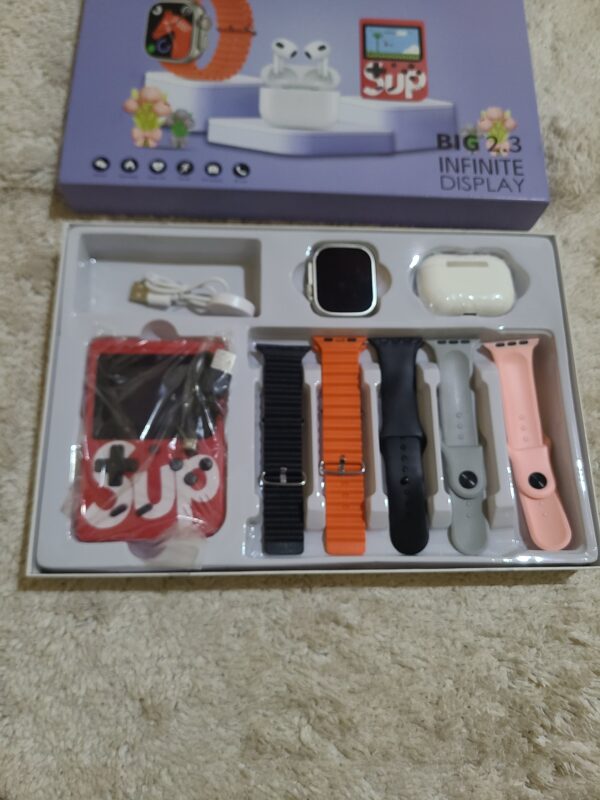 Smart watch ULTRA PRO2 com 4 pulseiras