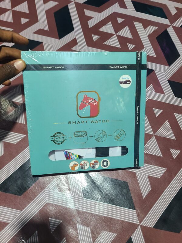 Smartwatch Inteligente – 4 Pulseiras, Um Só Estilo