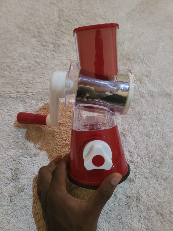 Ralador Manual Multifuncional – 3 Cabeças, Rápido e Eficiente