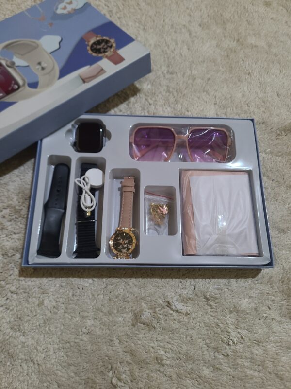 Smart watch NEO 18 PLUS Com joias + bolsa, uns óculos deslumbrantes