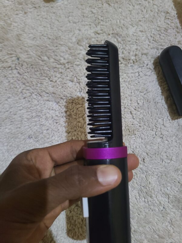 Pente Alisador Sem Fio – Cabelos Perfeitos, Onde Você Estiver 😍